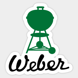 Grill Giants Weber Classic Vintage Green Kettle Sticker